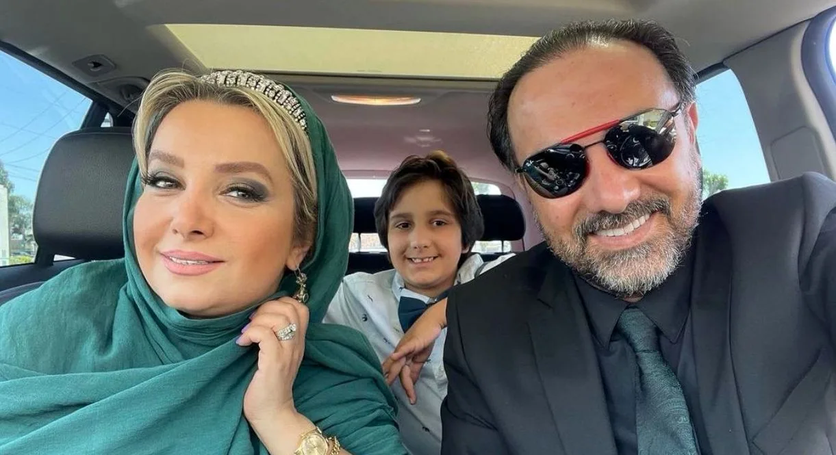برزو ارجمند و همسرش پارمیس زند