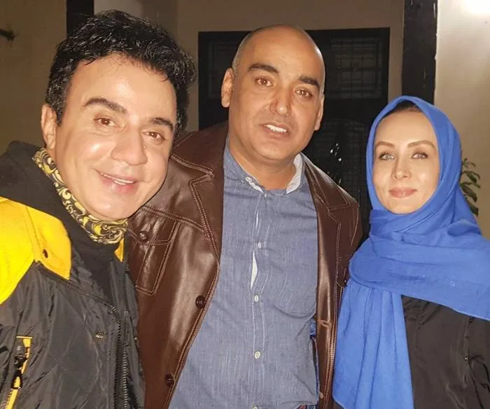 حدیث فولادوند و همسر سابقش رامبد شکرآبی در کنار داریوش فرضیایی