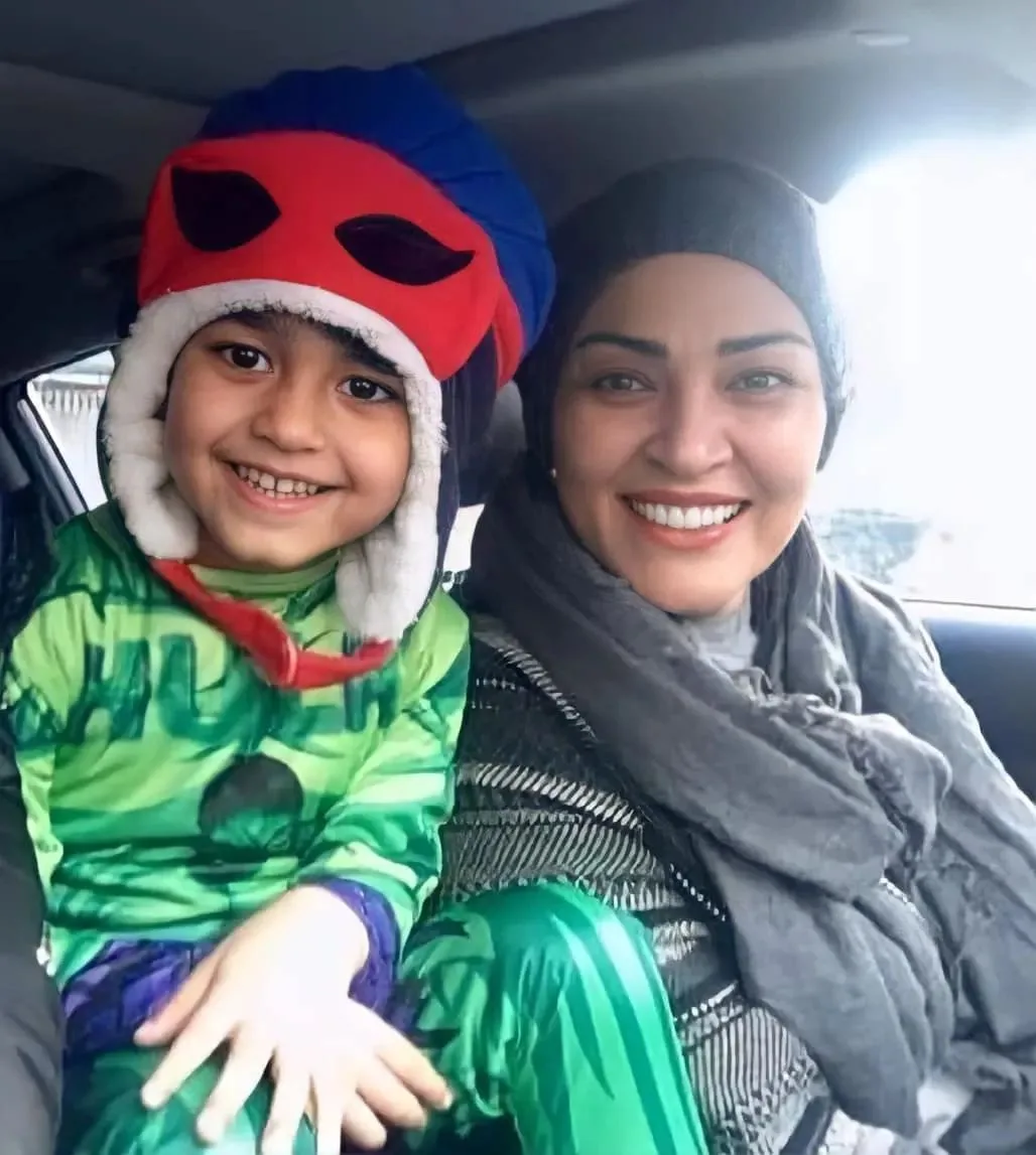 زیبا بروفه و پسرش اهورا