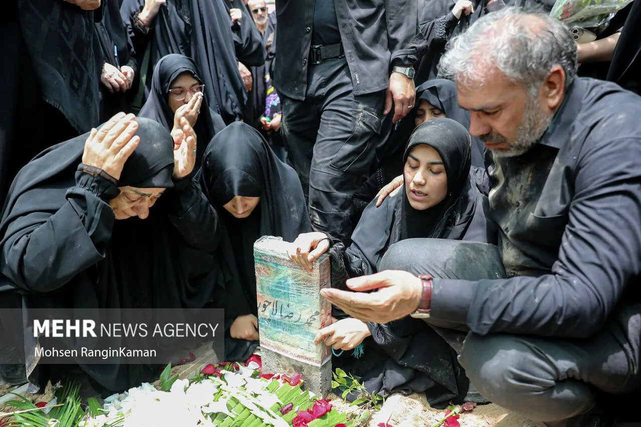 مراسم شهادت محمدرضا لاجوردی