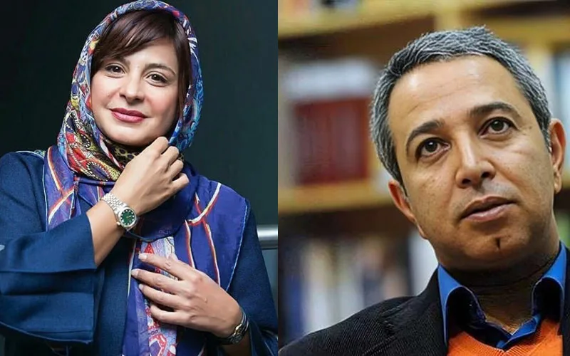 سیما تیرانداز و همسر دومش مجید نصیری