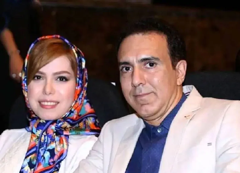 مزدک میرزایی و همسرش پیش از مهاجرت