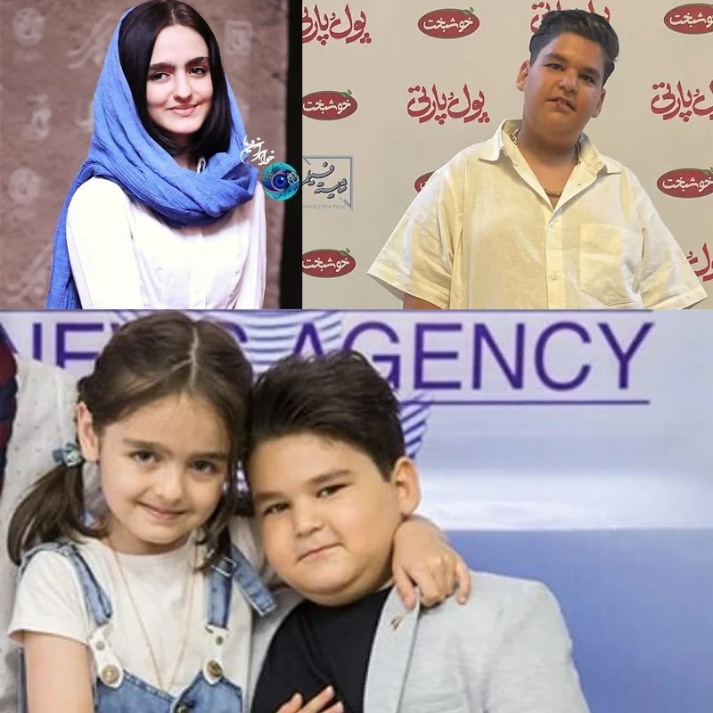 آریا نرج آبادی و نیوشا علیپور در سریال بچه مهندس بعد از 8 سال