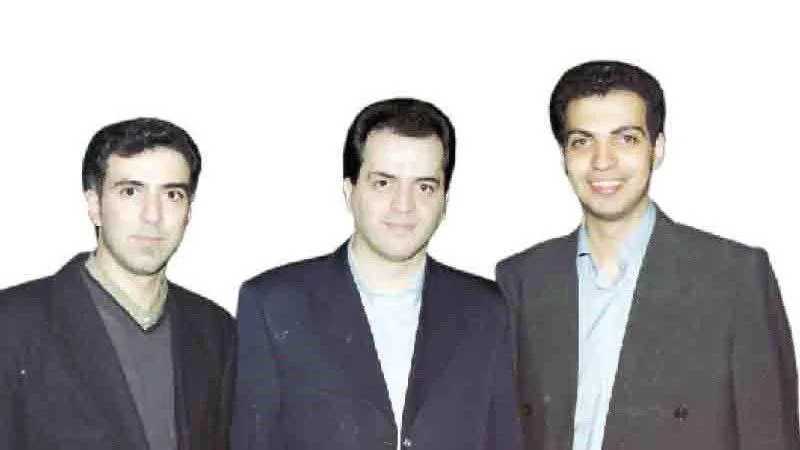 عادل فردوسی پور، پیمان یوسفی و مزدک میرزایی در جوانی