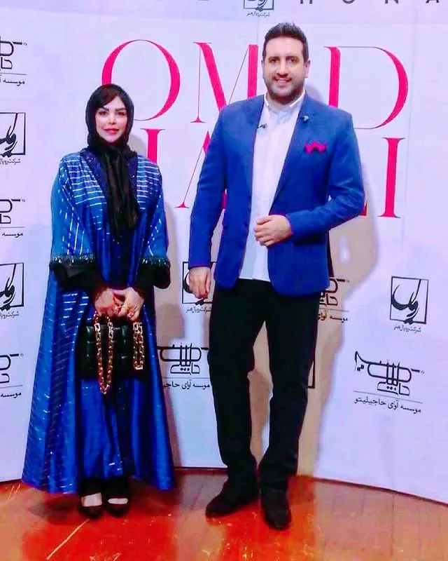 فلور نظری در کنار امید حاجیلی