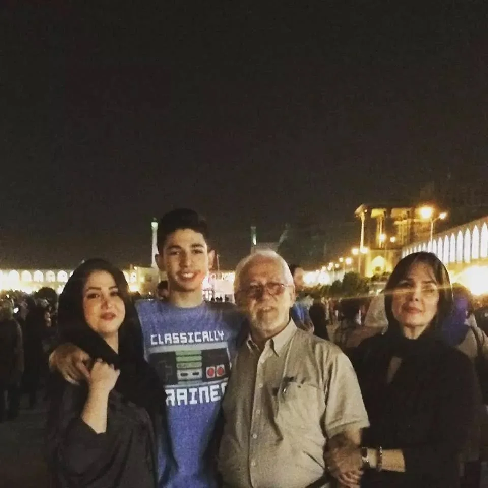 جانیار عرب نیا و خانواده مادری