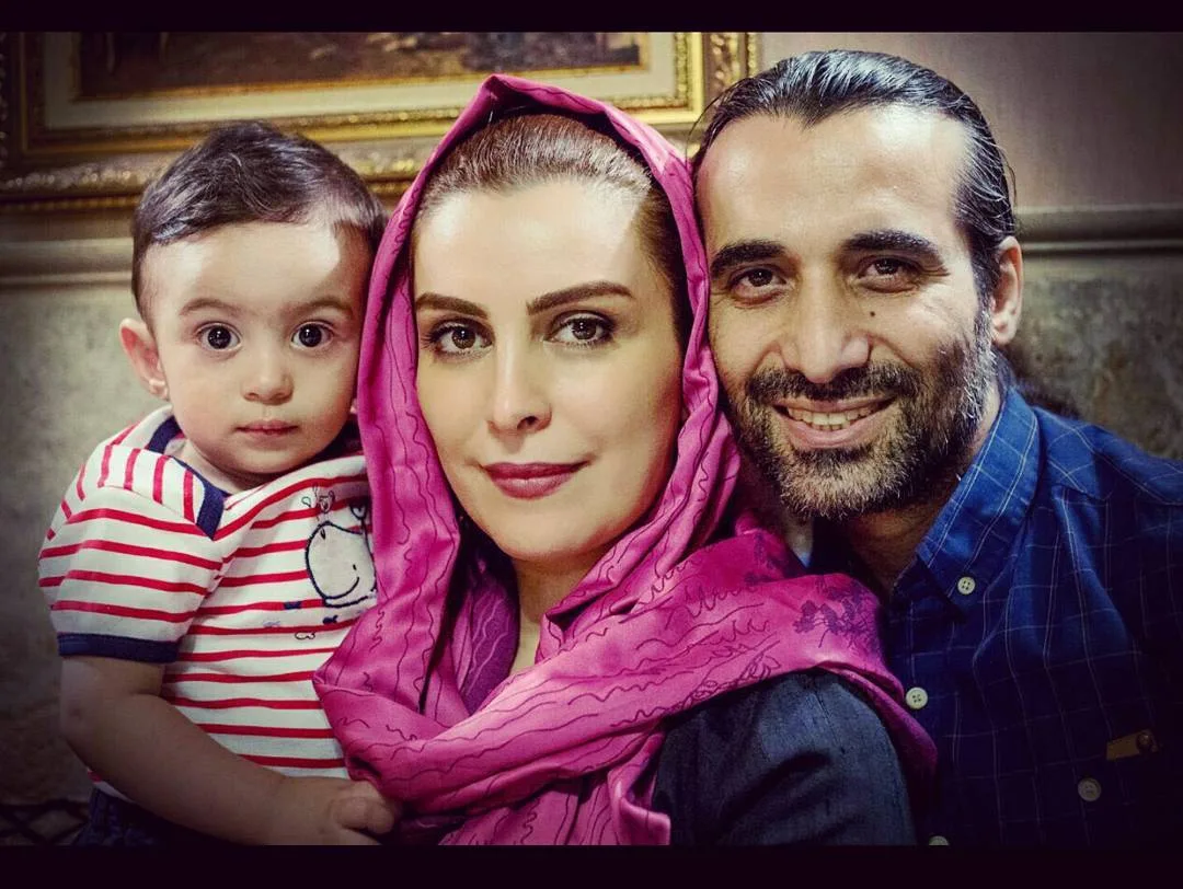 تصویر ماه چهره خلیلی و همسرش ابراهیم اشرفی و پسرش پرواز