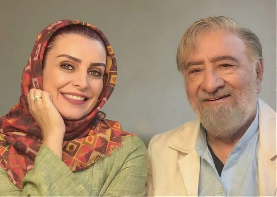 ماه چهره خلیلی در کنار داریوش ارجمند