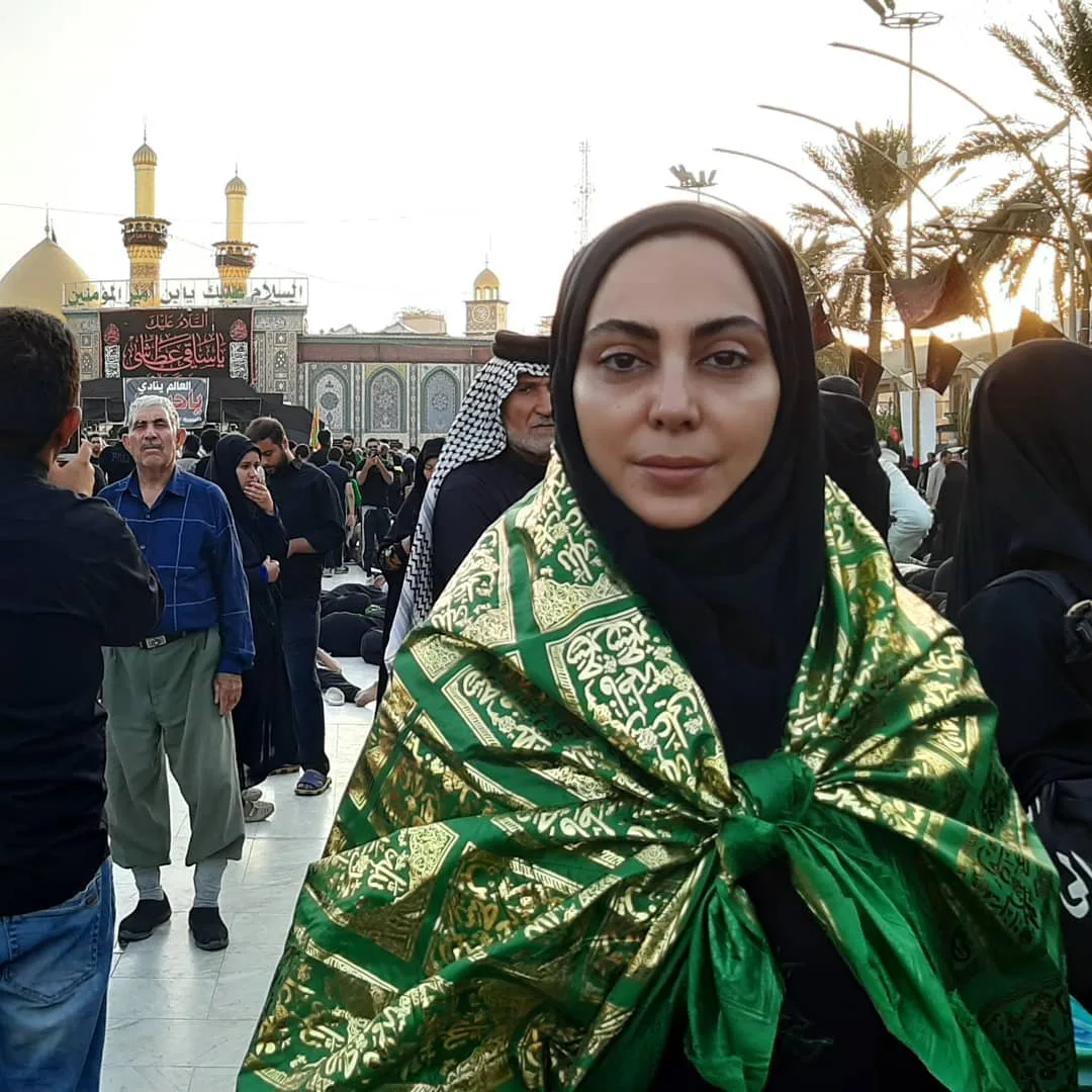 نیلوفر شهیدی در کربلا