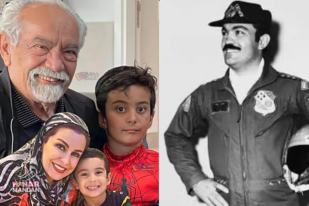 سرهنگ خلبان منوچهر خلیلی پدر ماه چهره خلیلی
