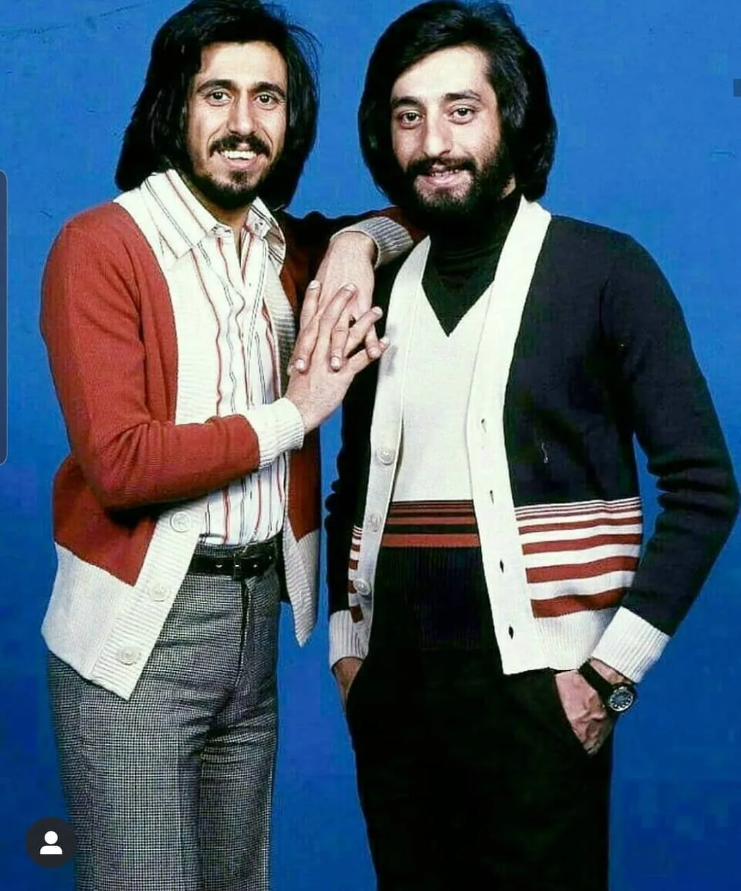 شهرام شب پره و ابی در جوانی