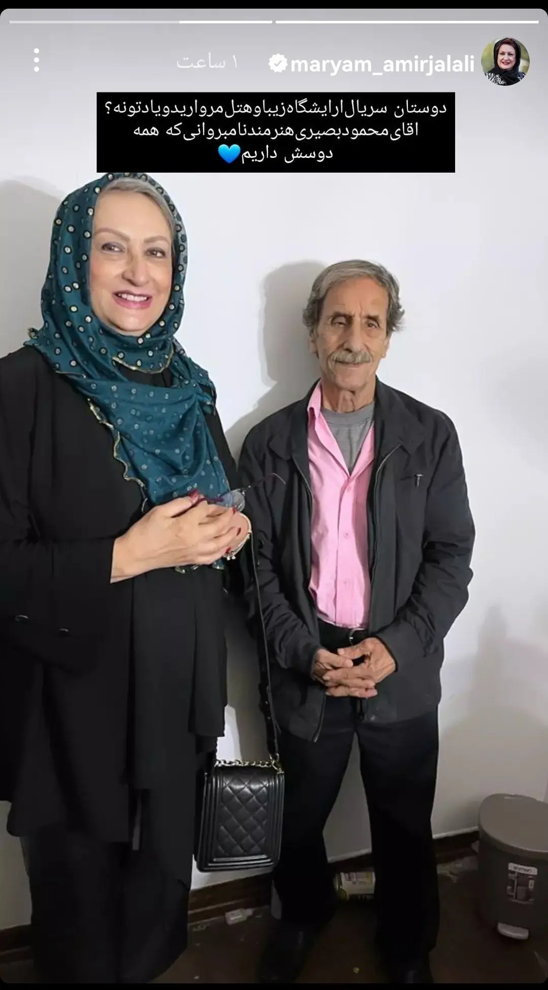 محمود بصیری و مریم امیرجلالی