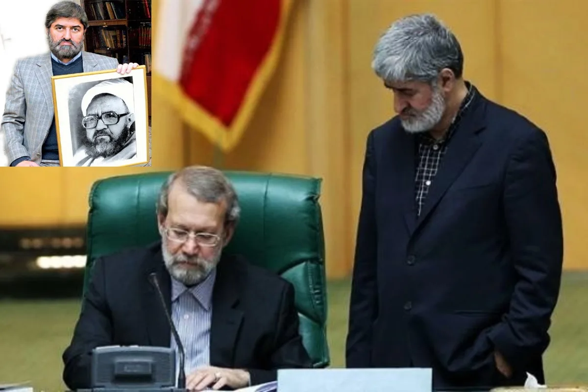 علی مطهری و علی لاریجانی در مجلس شورای اسلامی