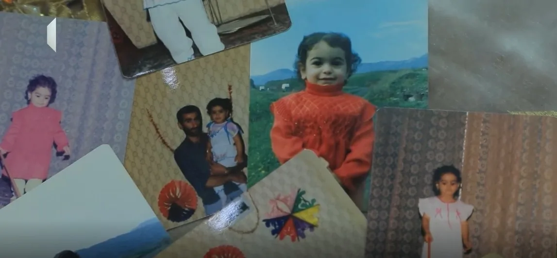 تصاویر کودکی شهیده طاهره آقایی دوست