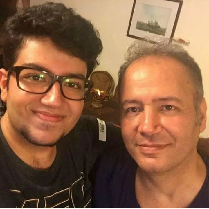 رضا جاودانی و پسرش شروین