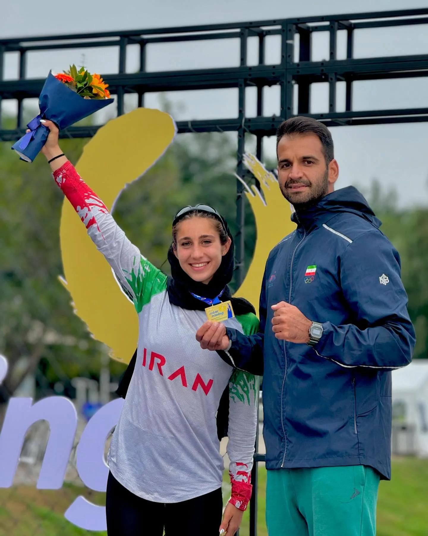 بیوگرافی مهنا حاجی حسینی ورزشکار و قهرمان مسابقات روئینگ آسیا