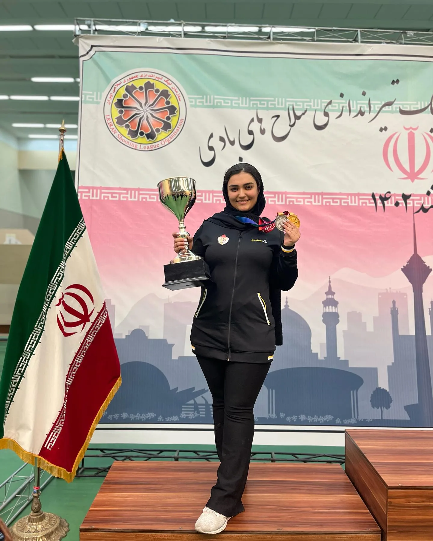 یلدا سلیمانی قهرمان مسابقات کشوری 1402