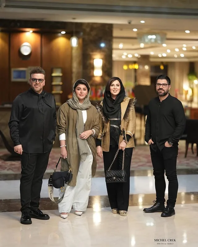 شیرین مقدم به همراه ليلا بلوکات، بهرنگ علوی و حامد همايون