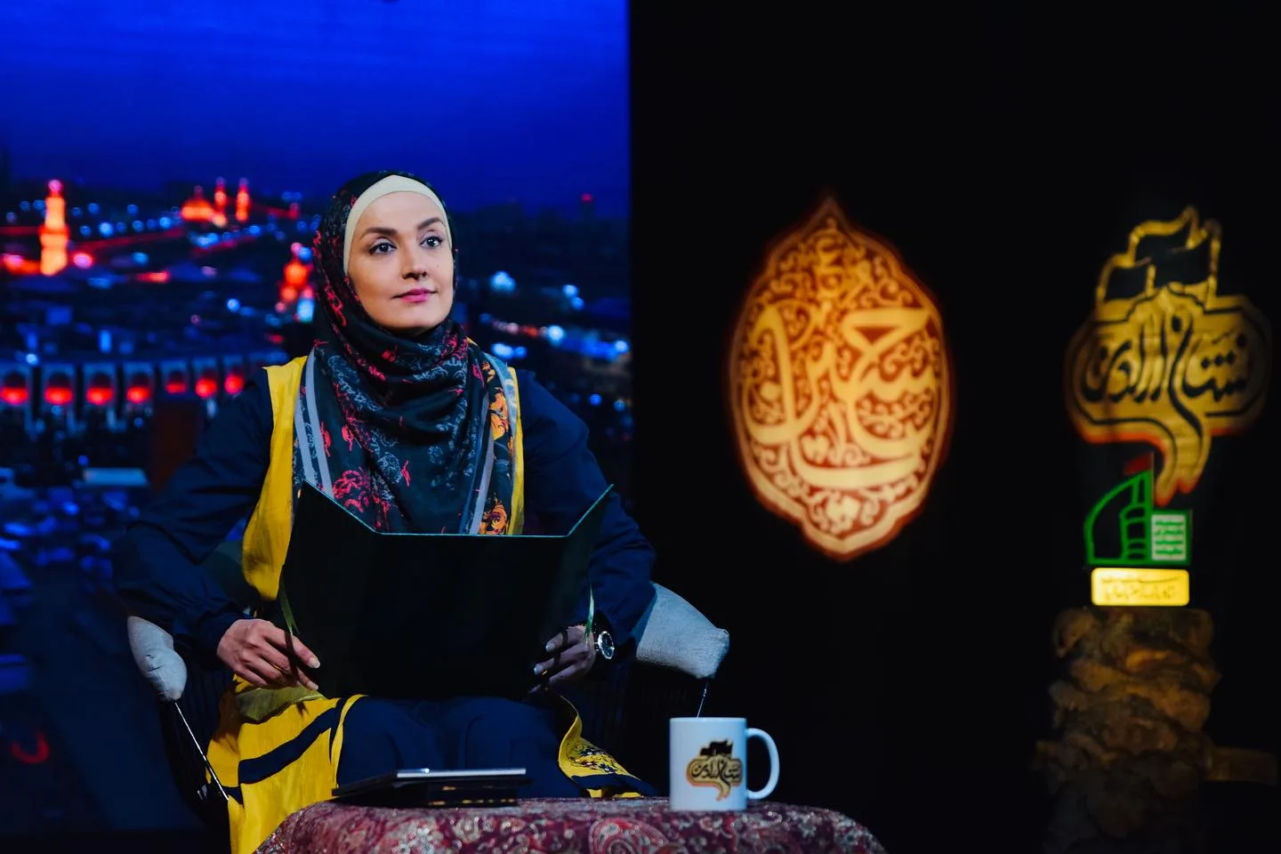 آزاده آل آیوب در برنامه تلویزیونی