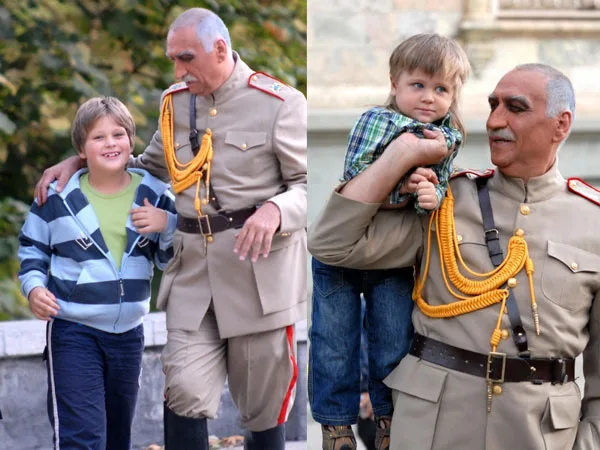 احمد نجفی در نقش رضا شاه پهلوی