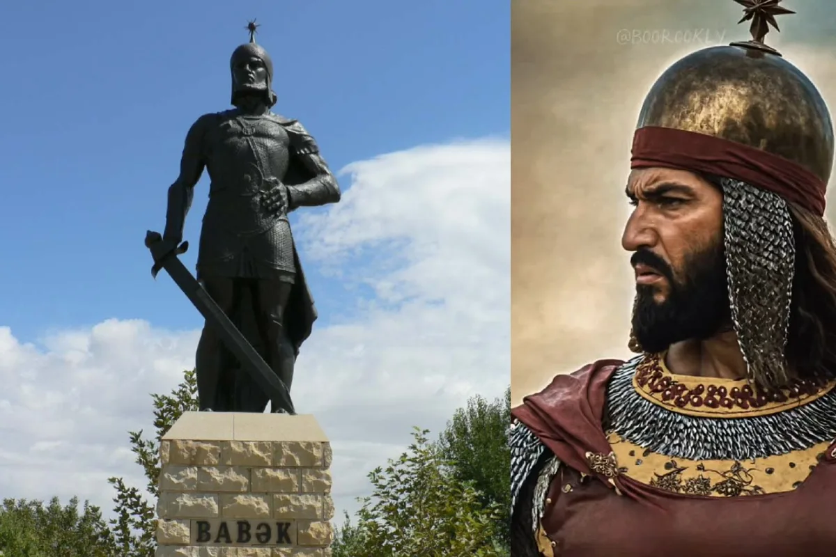 بابک خرمدین - ماجرای مرگ بابک خرمدین - مجسمه بابک خرمدین