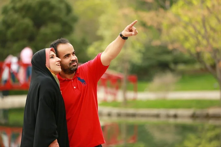 زهرا چخماقی و همسرش