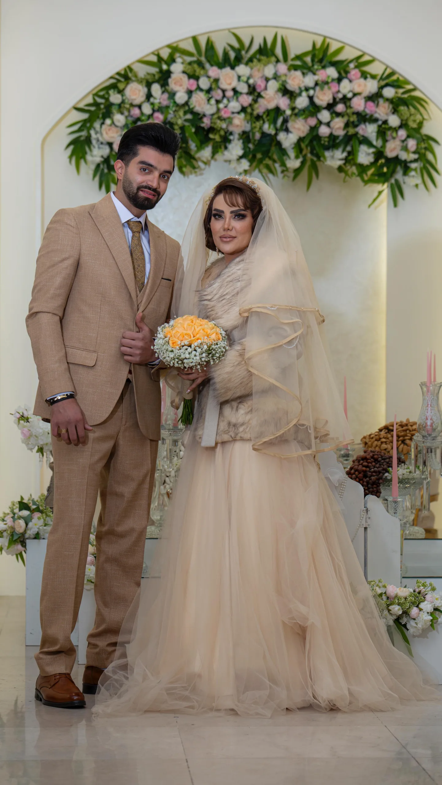 عروسی مهسا ایرانیان با محمد اسدی