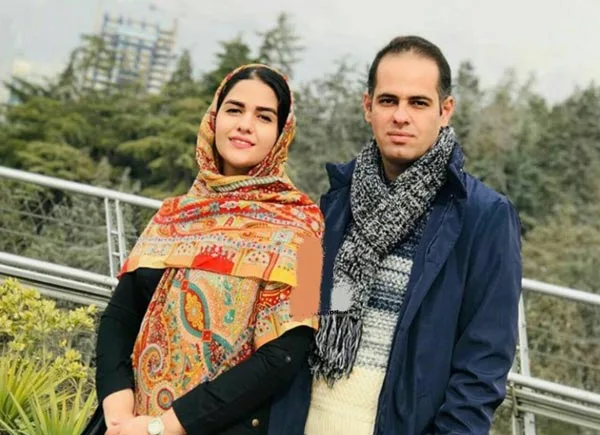 عباس قانع و همسرش