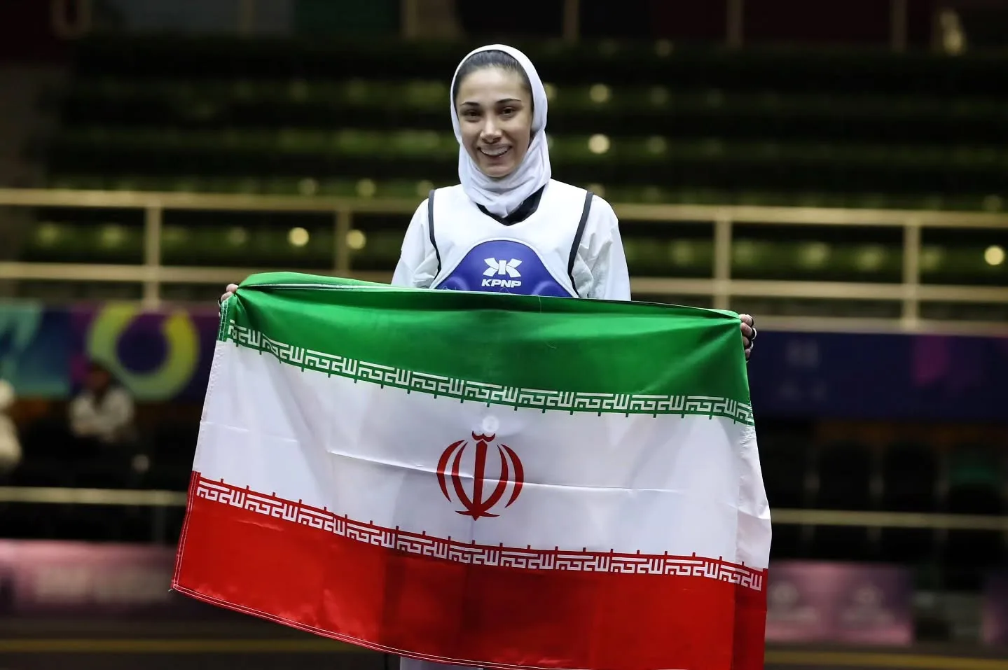 طلای ساینا کریمی در ریاض طلای ساینا کریمی در ریاض