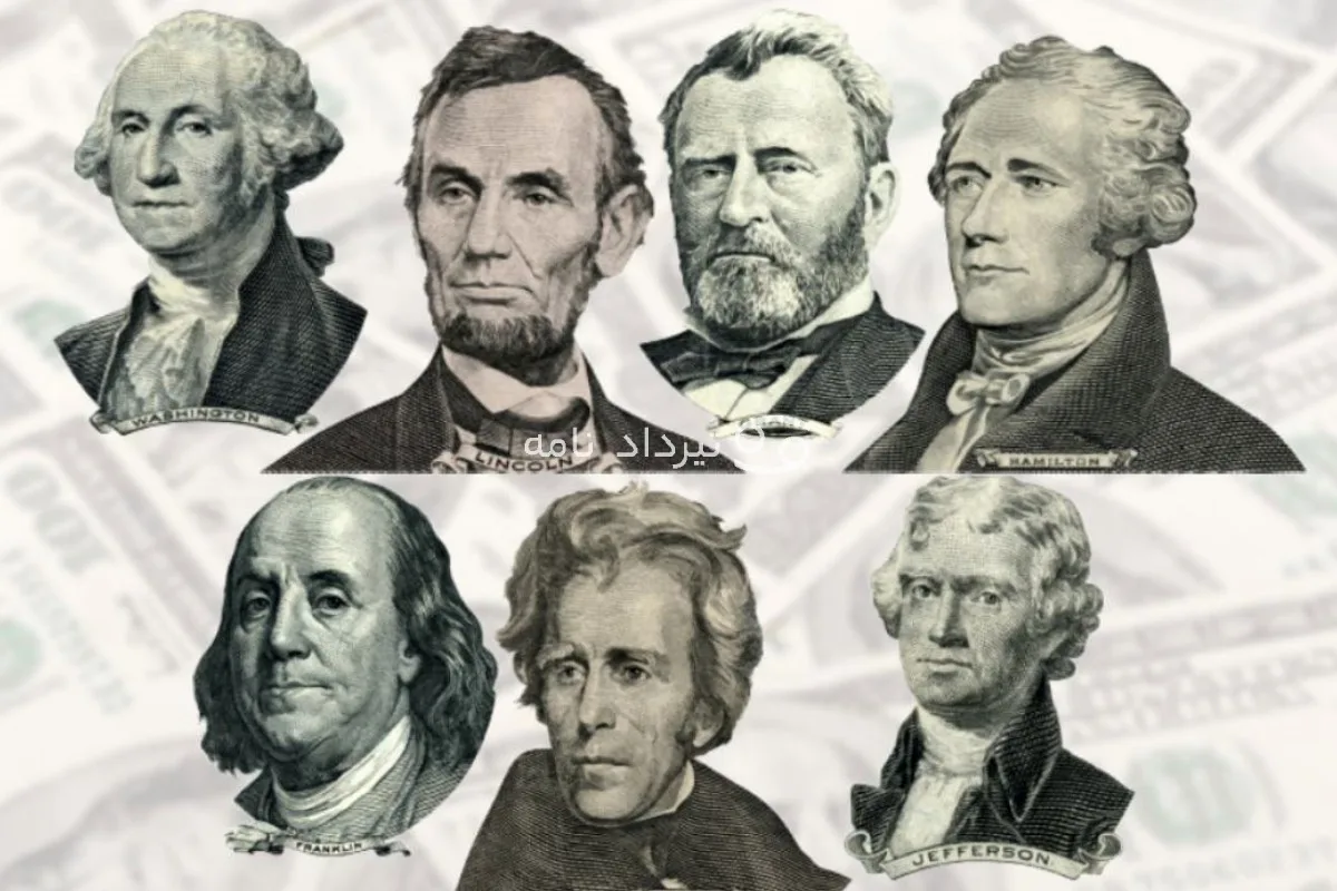 شخصیت های روی دلار
