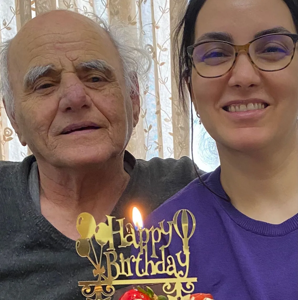 عکس مرجان شیرمحمدی و پدرش