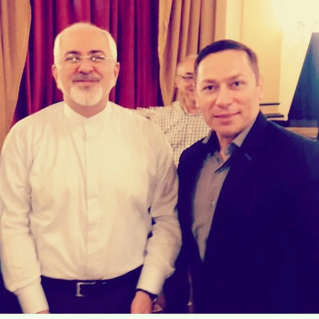 شهرام فرهادی و دکتر ظریف