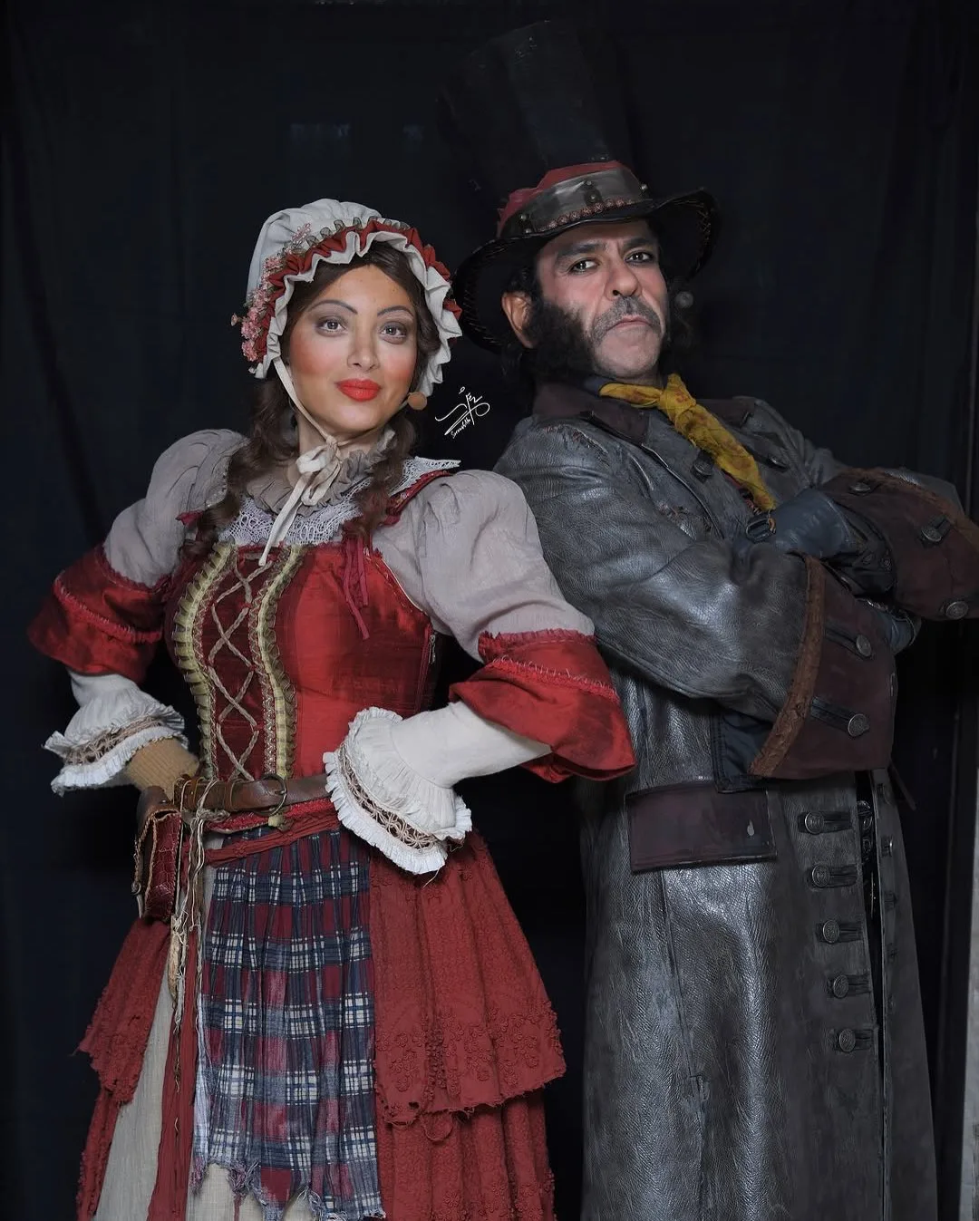 گریم جذاب بهنوش طباطبایی برای تئاتر اولیور توئیست گریم بهنوش طباطبایی در نفش نانسی