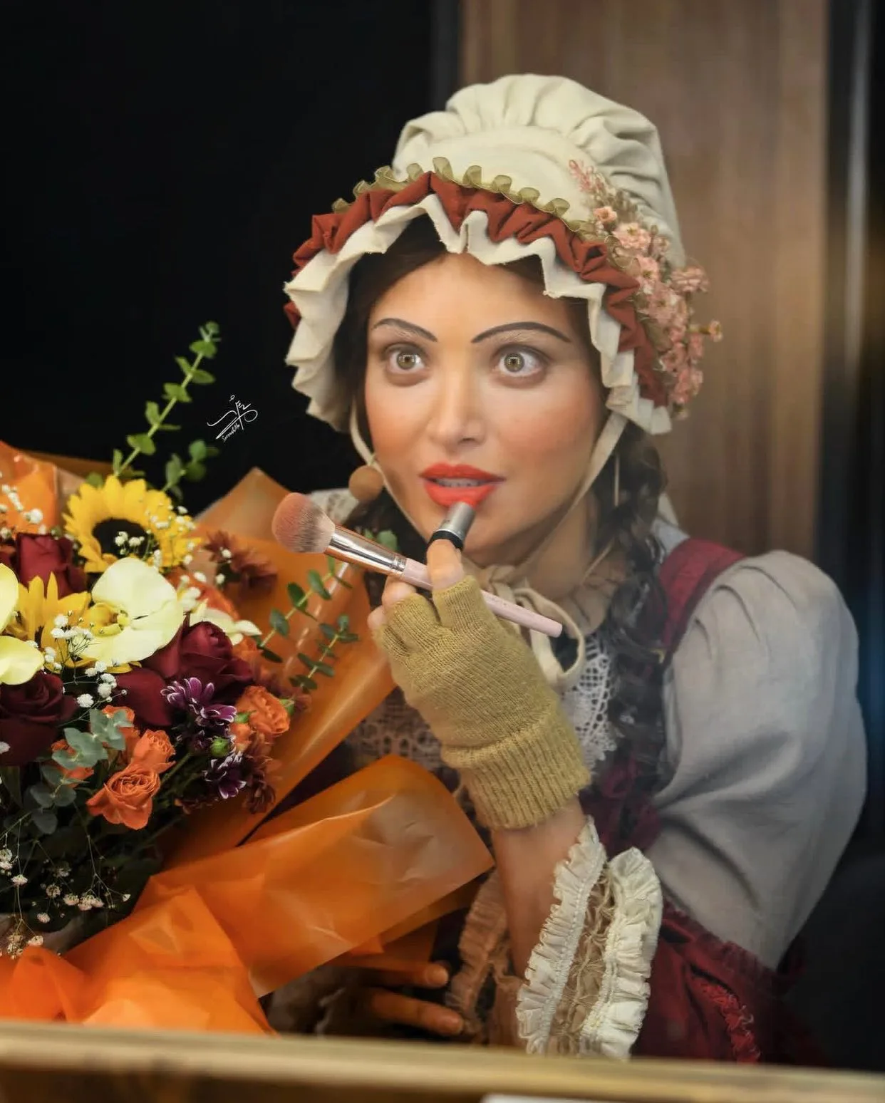 گریم جذاب بهنوش طباطبایی برای تئاتر اولیور توئیست نانسی اولیور توئیست