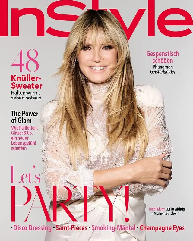 تصاویر و بیوگرافی هایدی کلوم مجری قرعه کشی گروه بندی جام جهانی آمریکا تصویر هایدی کلوم بر روی مجله