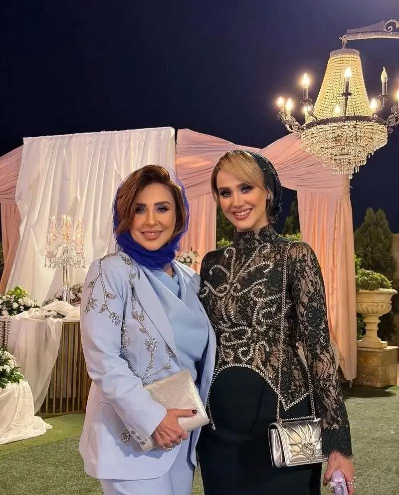 تصاویر جذاب از عروسی مریم مومن و سهیل قاصدی مرجانه گلچین در جشن ازدواج مریم مومن