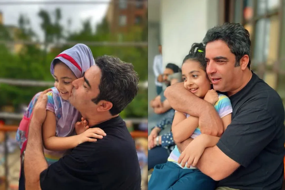 منوچهر هادی و دخترش سوفیا