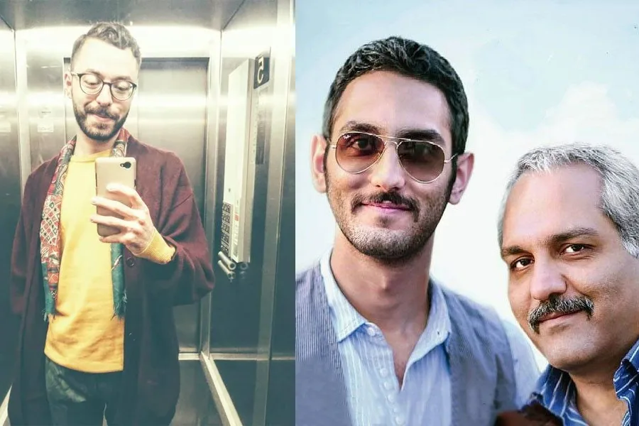 بیوگرافی فراز مدیری بازیگر نقش محمد در لحظه گرگ و میش تصویر فراز مدیری در کنار فرهاد و مهران مدیری