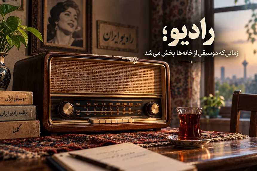 از نوار کاست تا موزیکدل؛ نسل های مختلف ایرانی چگونه موسیقی گوش میدادند؟ رادیو؛ زمانی که موسیقی از خانهها پخش میشد